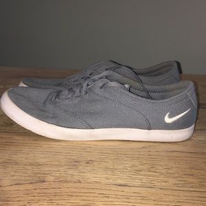 Gray Canvas Nike Sneakers